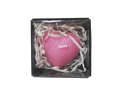 Pink Heart-Shaped Candle